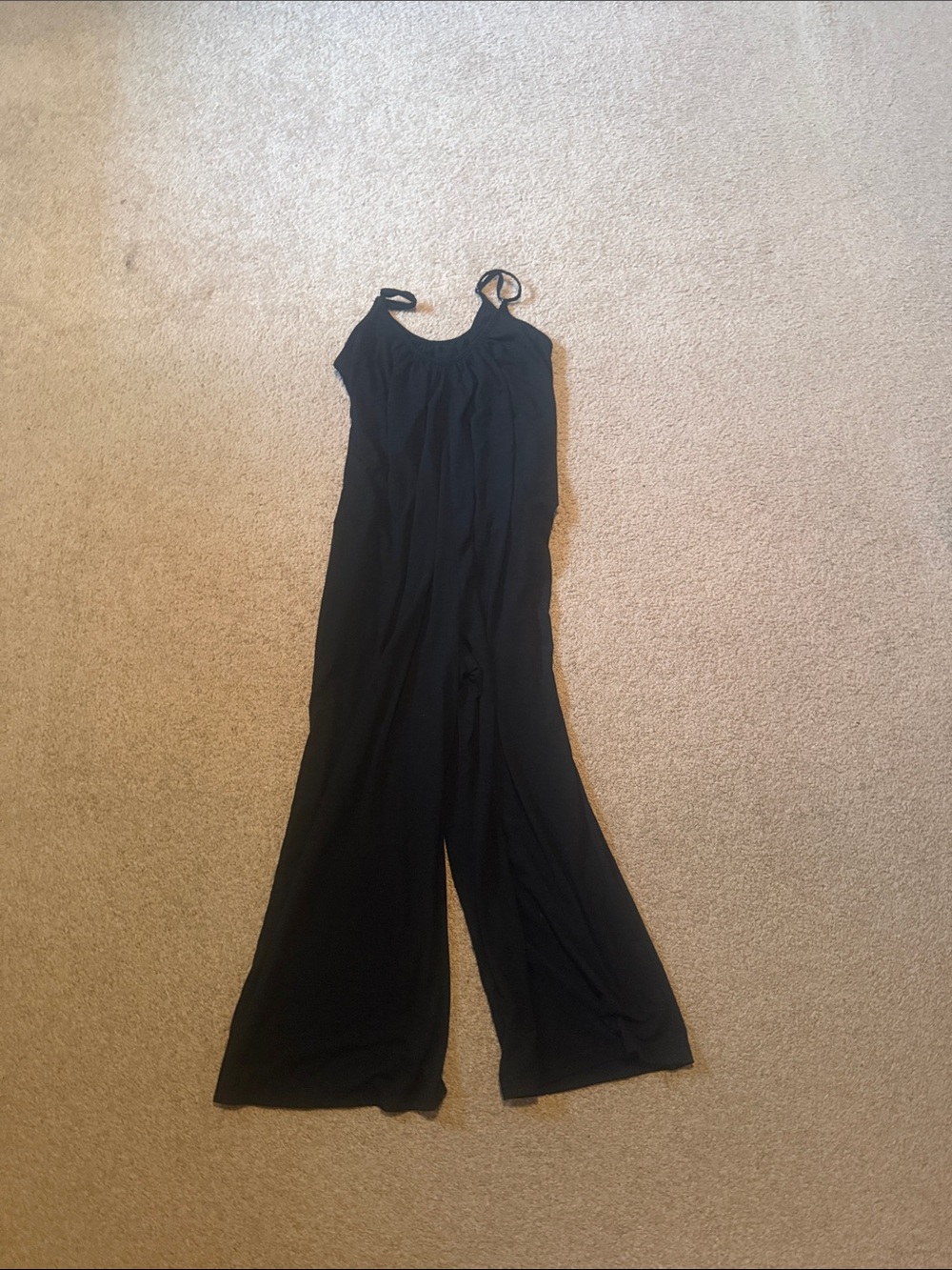 Black Wide-Leg Women's Jumpsuit